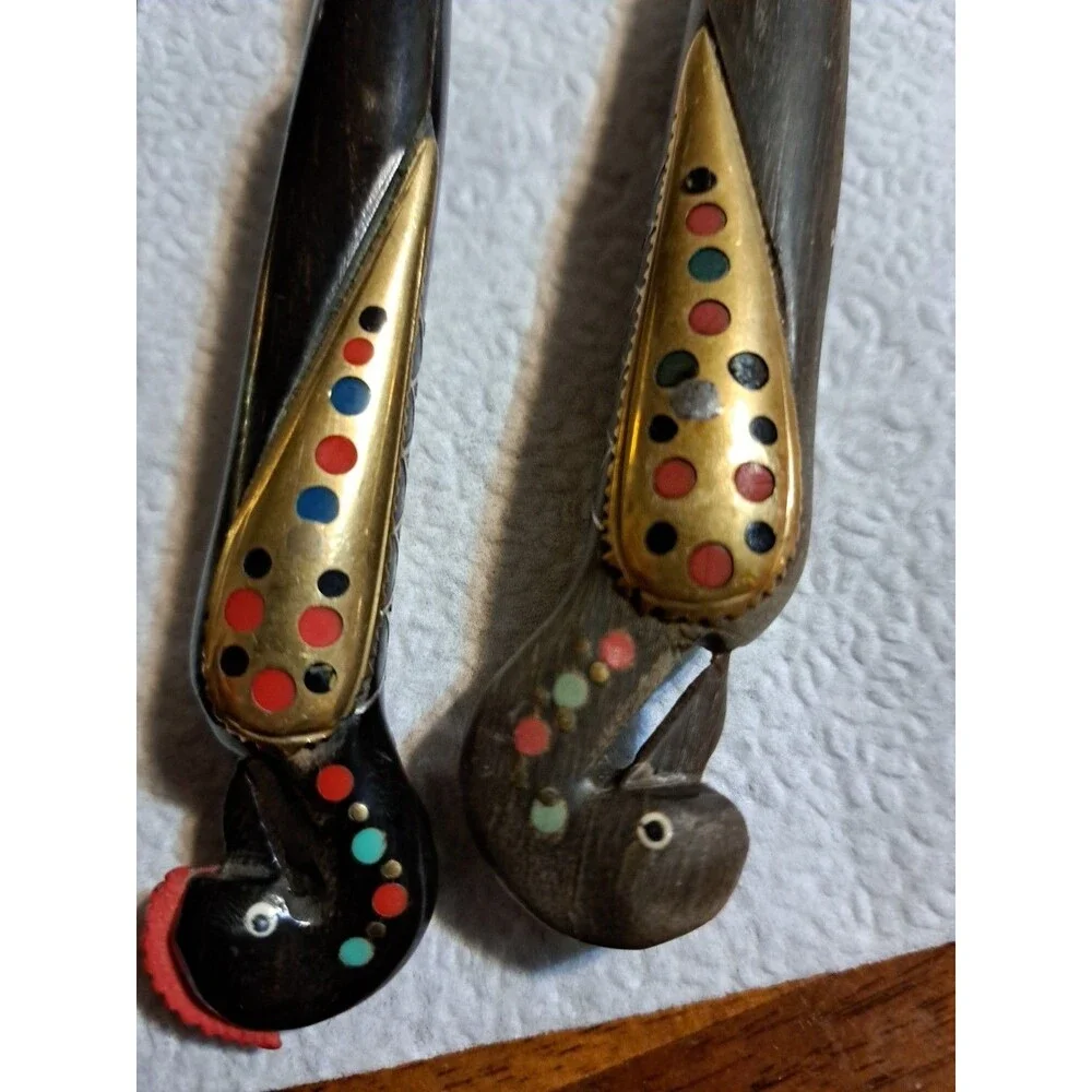 Vintage  Haddad Jezzin Serving Cutlery Set Of 4